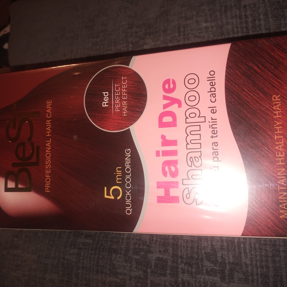 Red Hair Dye Shampoo